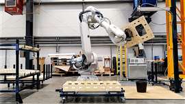 ABB's robotic arm during an Auar assembly. (Image: ABB)